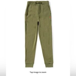NWT Ralph Lauren Green Fleece boys jogger pants small (8)